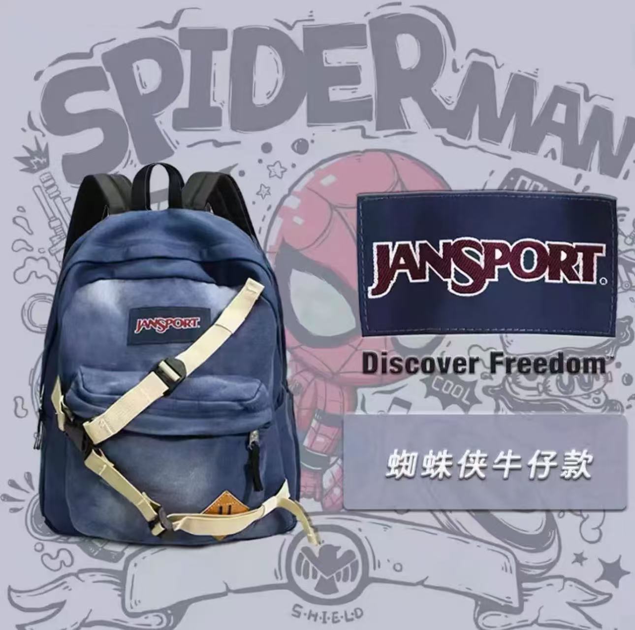 Streetwear Brand Backpack - 재고 있음 Jansport 백팩 피터 파커