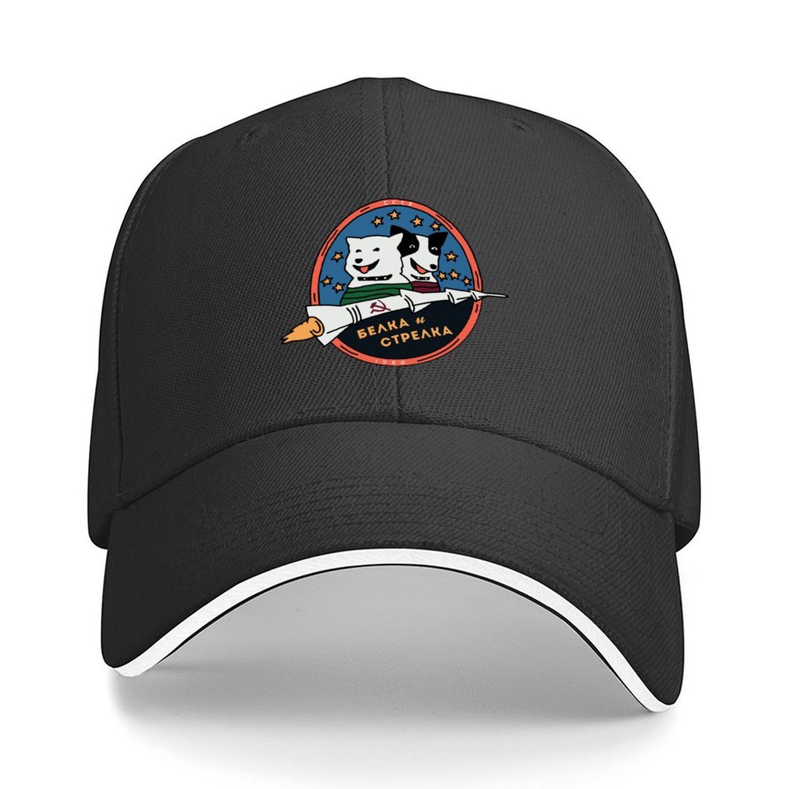 Cap Streetwear Brand - Belka And Strelka 최초의 우주 여행자