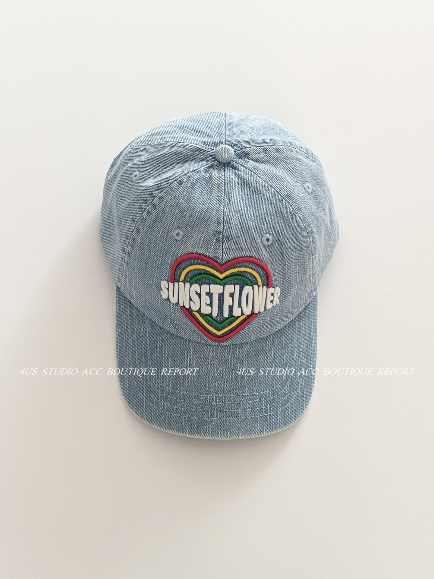 자수 빈티지 워싱 데님 야구 모자 - 스트릿웨어 트렌디 - Cap Streetwear Brand 리뷰 및 가격