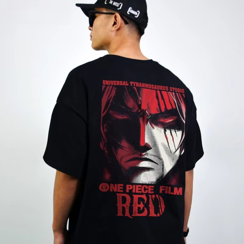2025 원피스 레드 그래픽 티셔츠 남성 여름 옷 여성 - Good Streetwear Brand 리뷰 및 가격