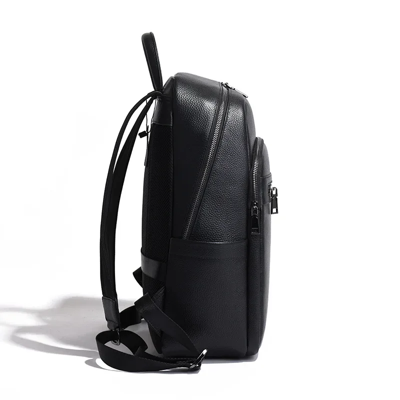 남성용 천연 소가죽 배낭, 대용량 쇼울백, 남아 노트북 - Streetwear Brand Backpack 리뷰 및 가격